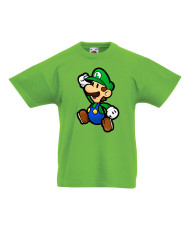 Детска тениска Супер Марио Luigi Mario Paper