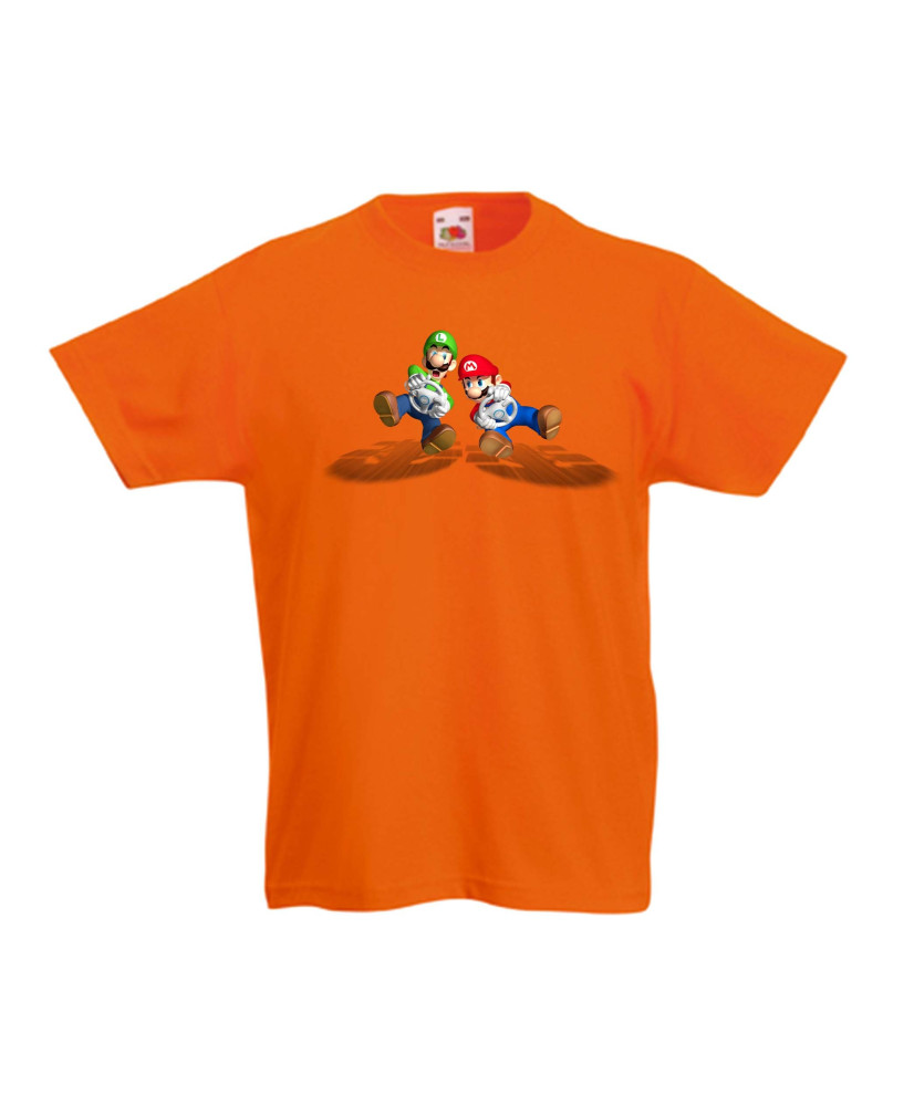 Детска тениска Супер Марио Mario & Luigi Cart