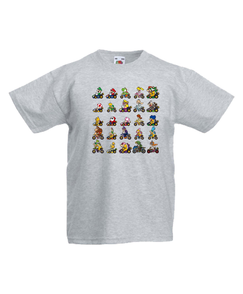 Детска тениска Супер Марио Mario Cart All Детска тениска Супер Марио Mario Cart All