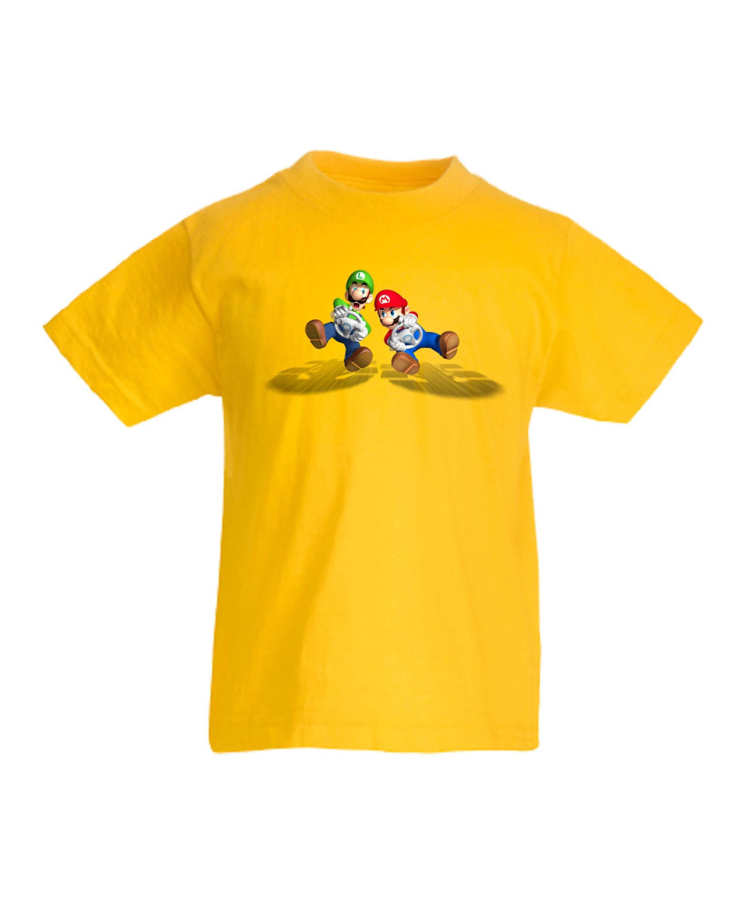 Детска тениска Супер Марио Mario & Luigi Cart