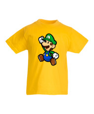 Детска тениска Супер Марио Luigi Mario Paper