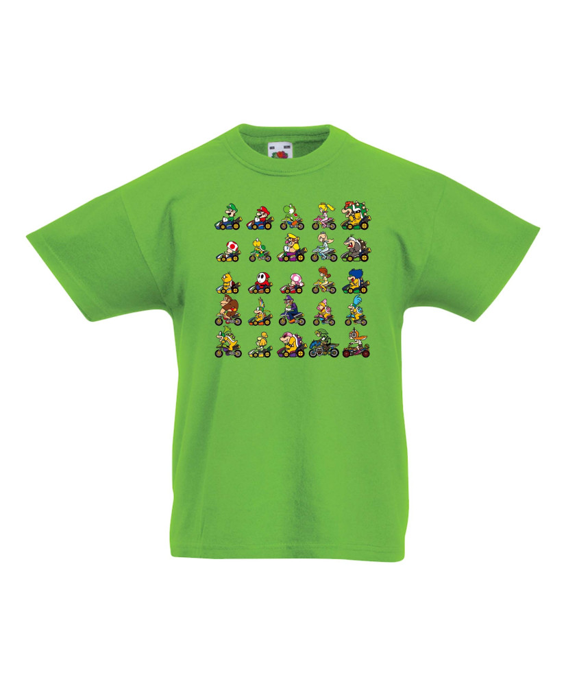 Детска тениска Супер Марио Mario Cart All Детска тениска Супер Марио Mario Cart All