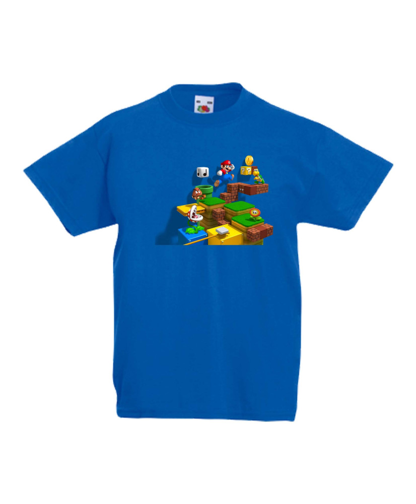 Детска тениска Супер Марио Super Mario Game Scene Детска тениска Супер Марио Super Mario Game Scene