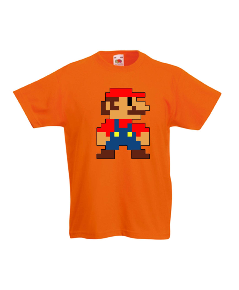 Детска тениска Супер Марио Mario 8-bit Детска тениска Супер Марио Mario 8-bit