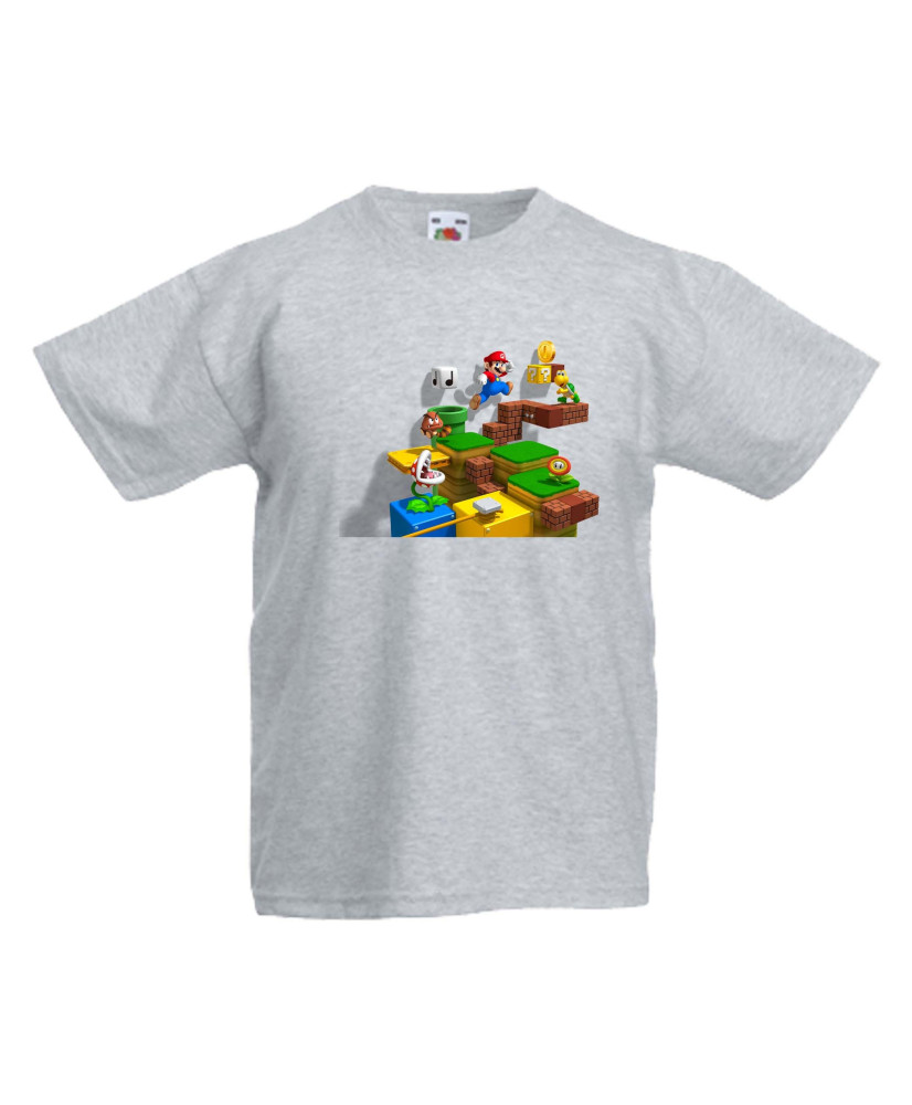 Детска тениска Супер Марио Super Mario Game Scene Детска тениска Супер Марио Super Mario Game Scene