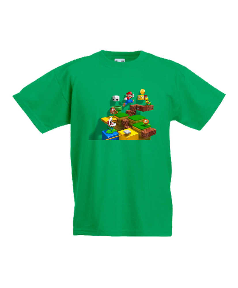 Детска тениска Супер Марио Super Mario Game Scene Детска тениска Супер Марио Super Mario Game Scene