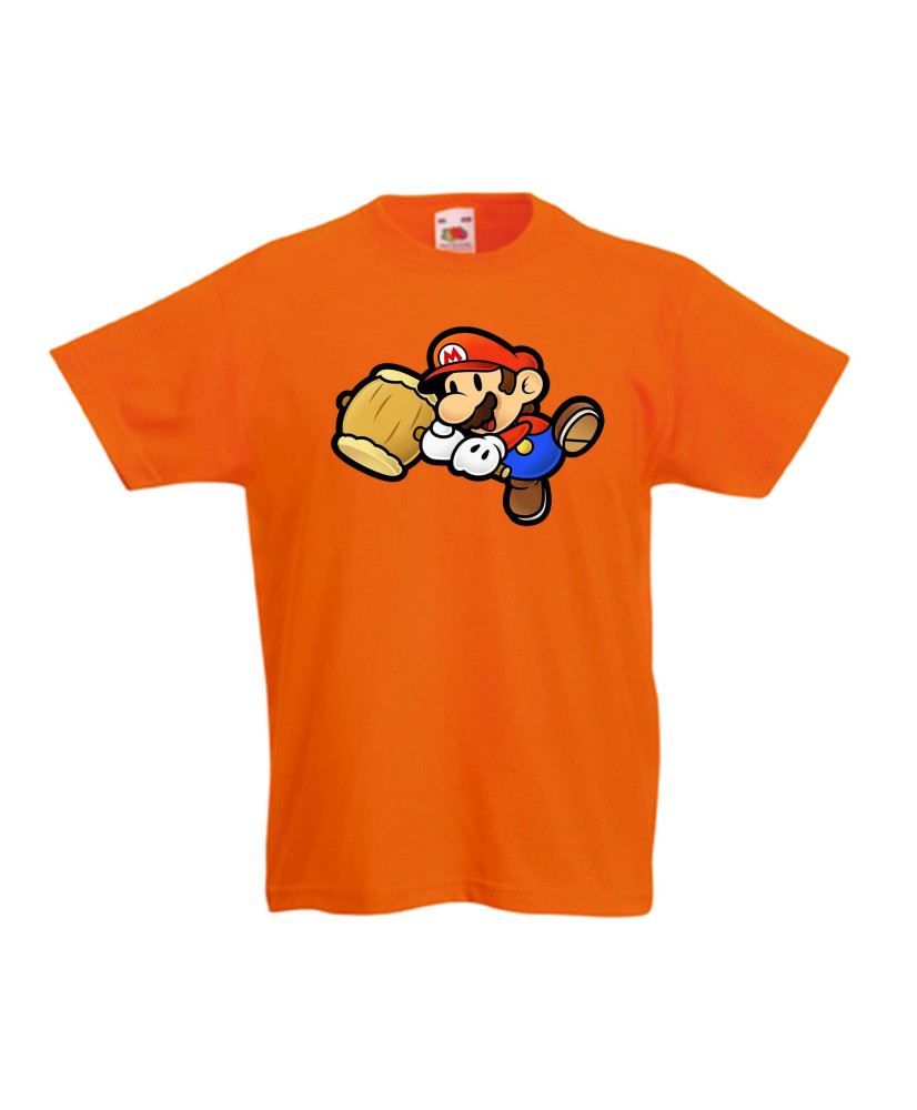 Детска тениска Супер Марио Paper Mario Hammer Детска тениска Супер Марио Paper Mario Hammer