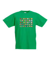 Детска тениска Супер Марио Nintendo Games Heads