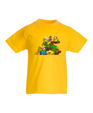 Детска тениска Супер Марио Super Mario Game Scene