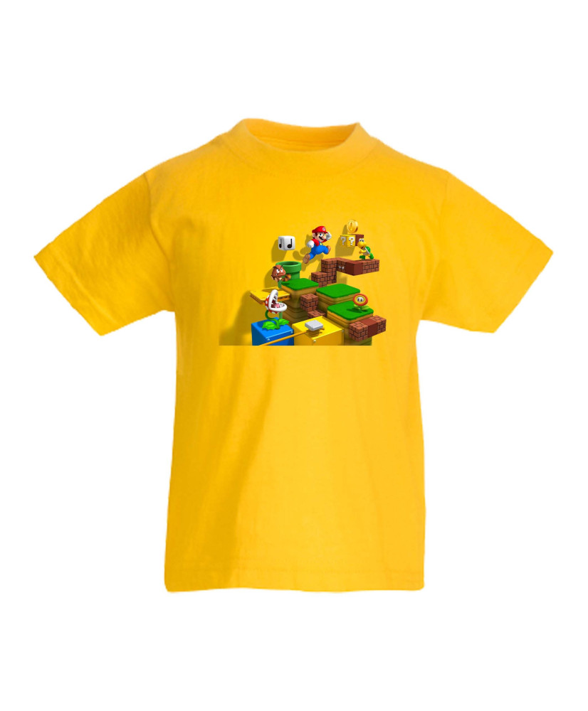 Детска тениска Супер Марио Super Mario Game Scene Детска тениска Супер Марио Super Mario Game Scene