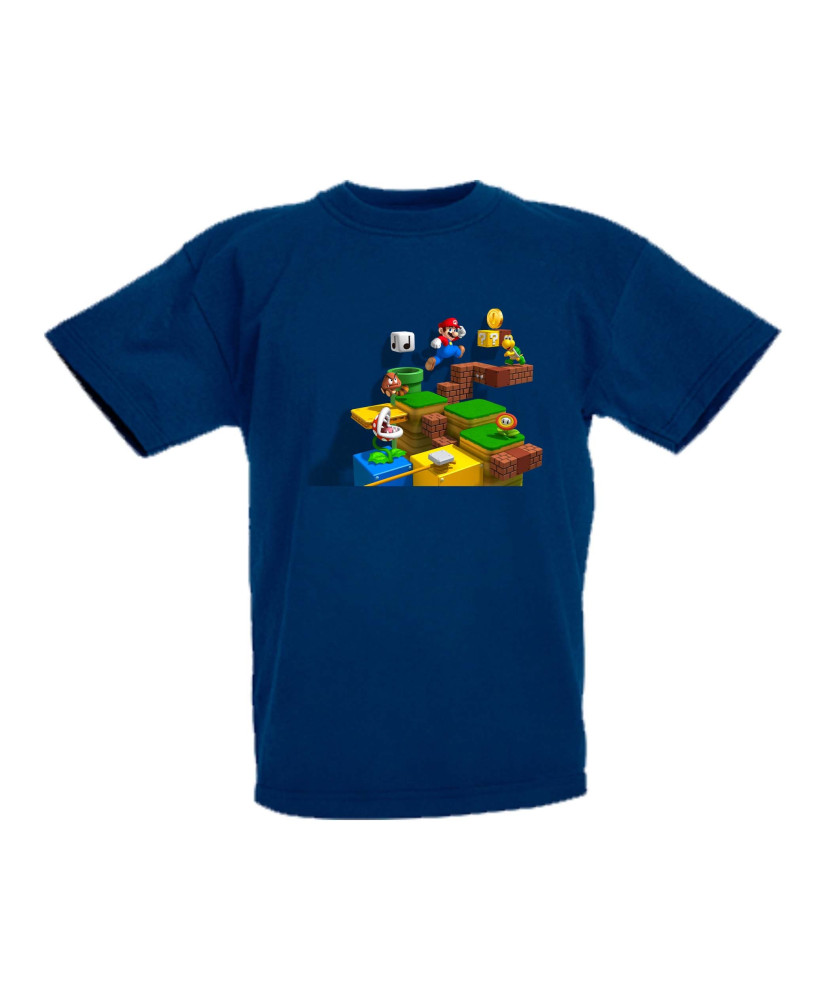 Детска тениска Супер Марио Super Mario Game Scene Детска тениска Супер Марио Super Mario Game Scene