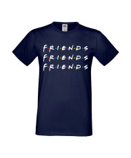 Мъжка тениска Приятели Friends Logo 3