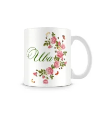 Чаша Ива цветя и пеперуди MUG