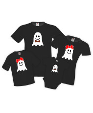 Семеен комплект тениски Хелоуин Ghosts Family