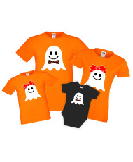 Семеен комплект тениски Хелоуин Ghosts Family