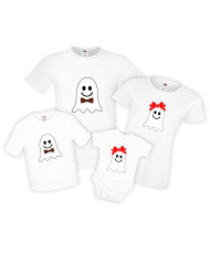 Семеен комплект тениски Хелоуин Ghosts Family