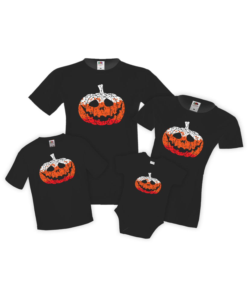 Семеен комплект тениски Хелоуин Pumpkin Grunch Семеен комплект тениски Хелоуин Pumpkin Grunch