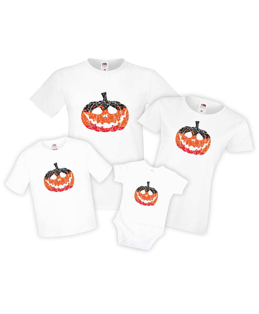 Семеен комплект тениски Хелоуин Pumpkin Grunch Семеен комплект тениски Хелоуин Pumpkin Grunch