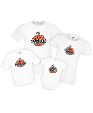 Семеен комплект тениски Хелоуин Pumpkin Momster Dadcula Monster Boo