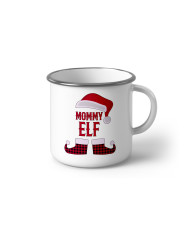 Персонализирано Коледно Метално Емайлирано канче Elf