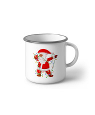 Коледно Метално Емайлирано канче Dapping Santa Дядо Коледа