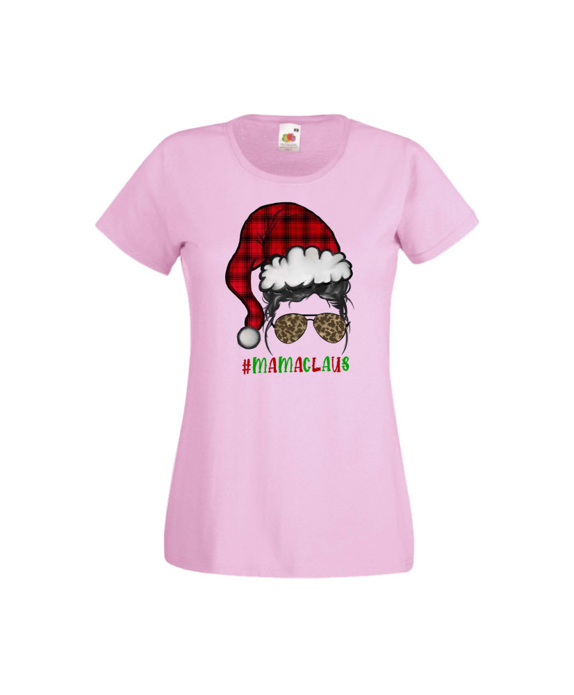 Дамска тениска Коледа #Mamaclaus Мама Дядо Коледа Дамска тениска Коледа #Mamaclaus Мама Дядо Коледа