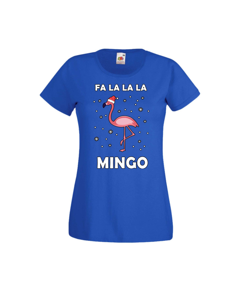 Дамска тениска Коледа Fa La La La Mingo Дамска тениска Коледа Fa La La La Mingo