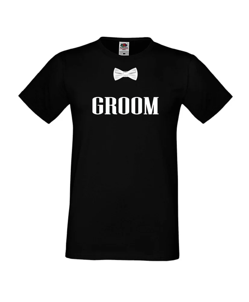 Мъжка тениска за ергенско парти THE GROOM /Младоженец Мъжка тениска за ергенско парти THE GROOM /Младоженец