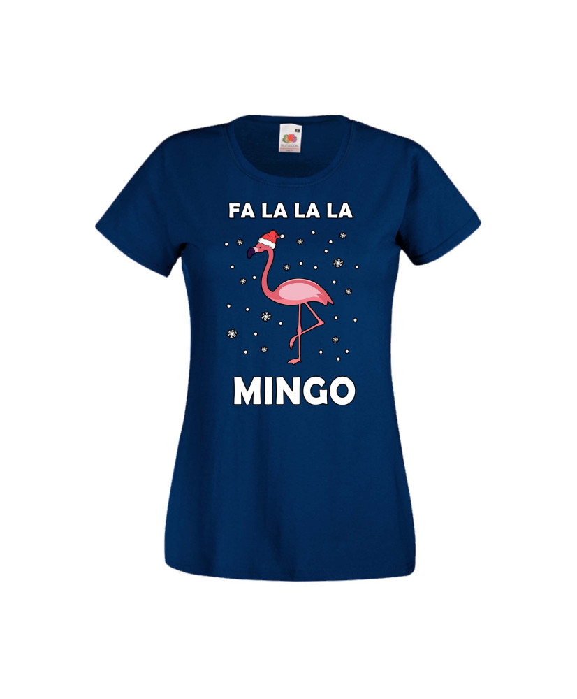 Дамска тениска Коледа Fa La La La Mingo Дамска тениска Коледа Fa La La La Mingo