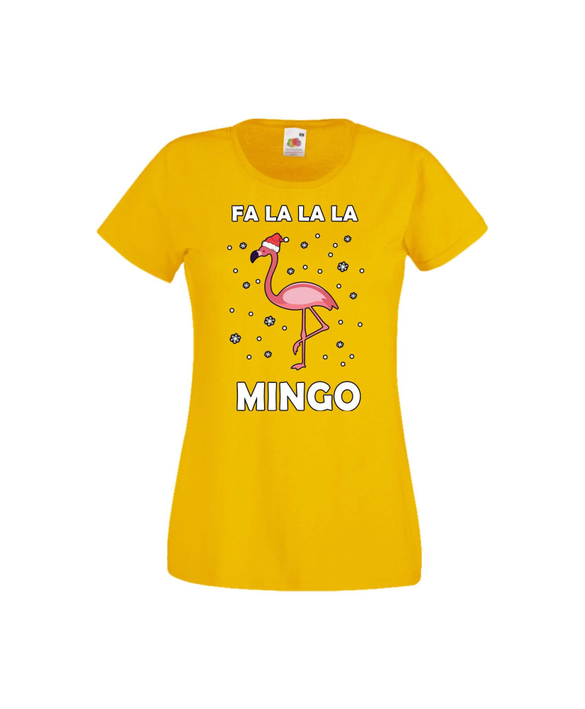 Дамска тениска Коледа Fa La La La Mingo Дамска тениска Коледа Fa La La La Mingo