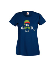 Дамска тениска Коледа The Gamer Elf
