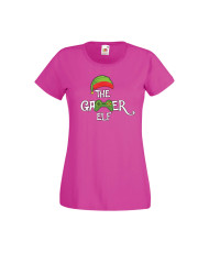 Дамска тениска Коледа The Gamer Elf