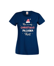 Дамска тениска Коледа Това е моята коледна пижама This Is My Christmas Pajama Shirt 1