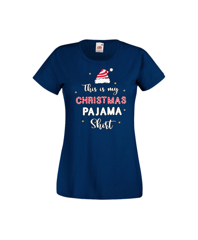 Дамска тениска Коледа Това е моята коледна пижама This Is My Christmas Pajama Shirt 1
