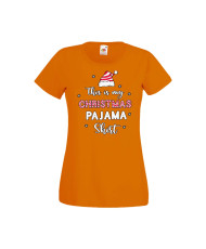 Дамска тениска Коледа Това е моята коледна пижама This Is My Christmas Pajama Shirt 1