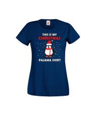 Дамска тениска Коледа Това е моята коледна пижама This Is My Christmas Pajama Shirt 2