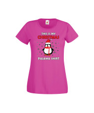 Дамска тениска Коледа Това е моята коледна пижама This Is My Christmas Pajama Shirt 2