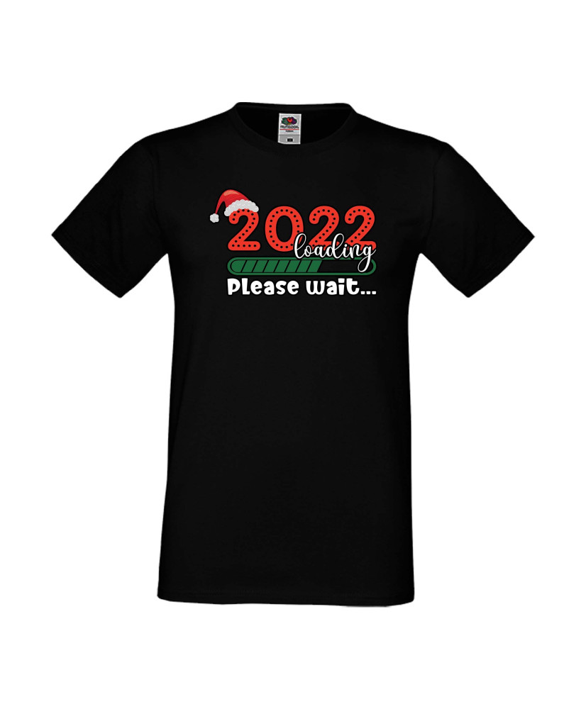 Мъжка тениска Коледа 2022 г зарежда моля изчакайте 2022 Loading Please Wait 1