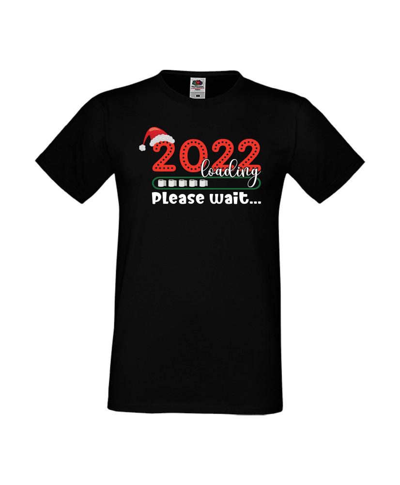 Мъжка тениска Коледа 2022 г зарежда моля изчакайте 2022 Loading Please Wait 4