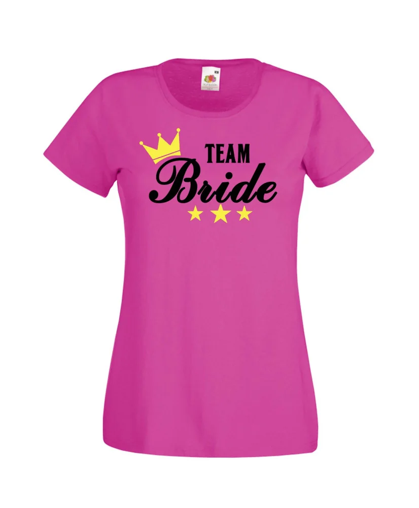 Дамска тениска с къс ръкав Team Bride 03 Дамска тениска с къс ръкав Team Bride 03