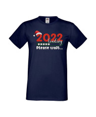 Мъжка тениска Коледа 2022 г зарежда моля изчакайте 2022 Loading Please Wait 4