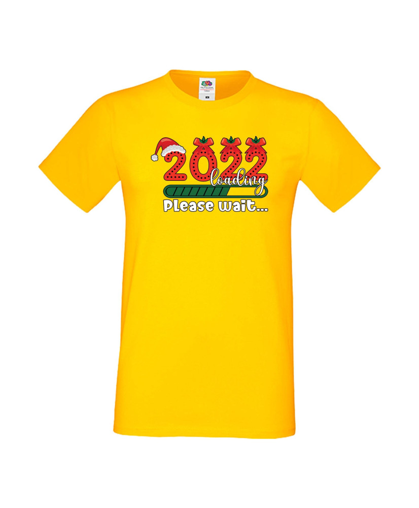 Мъжка тениска Коледа 2022 г зарежда моля изчакайте 2022 Loading Please Wait 2