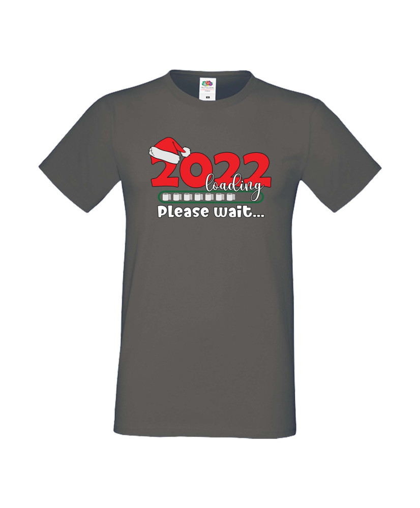 Мъжка тениска Коледа 2022 г зарежда моля изчакайте 2022 Loading Please Wait 3
