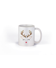 Коледна Чаша Deer faces Lady 2