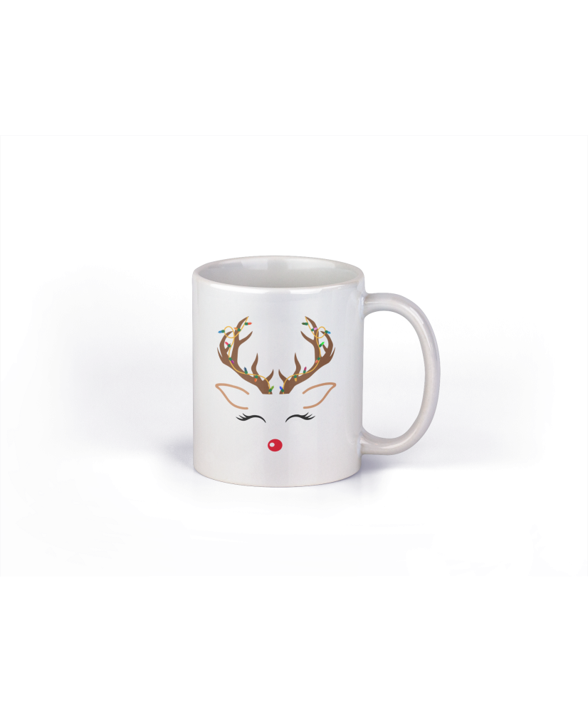 Коледна Чаша Deer faces Lady 2 Коледна Чаша Deer faces Lady 2
