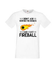 Мъжка тениска Dungeons & Dragons I Didn’t Ask How Big The Room Is I Said I Cast Fireball 1