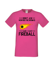Мъжка тениска Dungeons & Dragons I Didn’t Ask How Big The Room Is I Said I Cast Fireball 1