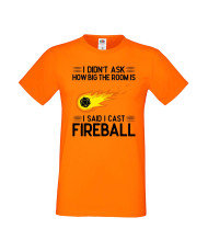 Мъжка тениска Dungeons & Dragons I Didn’t Ask How Big The Room Is I Said I Cast Fireball 1