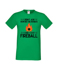 Мъжка тениска Dungeons & Dragons I Didn’t Ask How Big The Room Is I Said I Cast Fireball 2