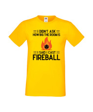 Мъжка тениска Dungeons & Dragons I Didn’t Ask How Big The Room Is I Said I Cast Fireball 2